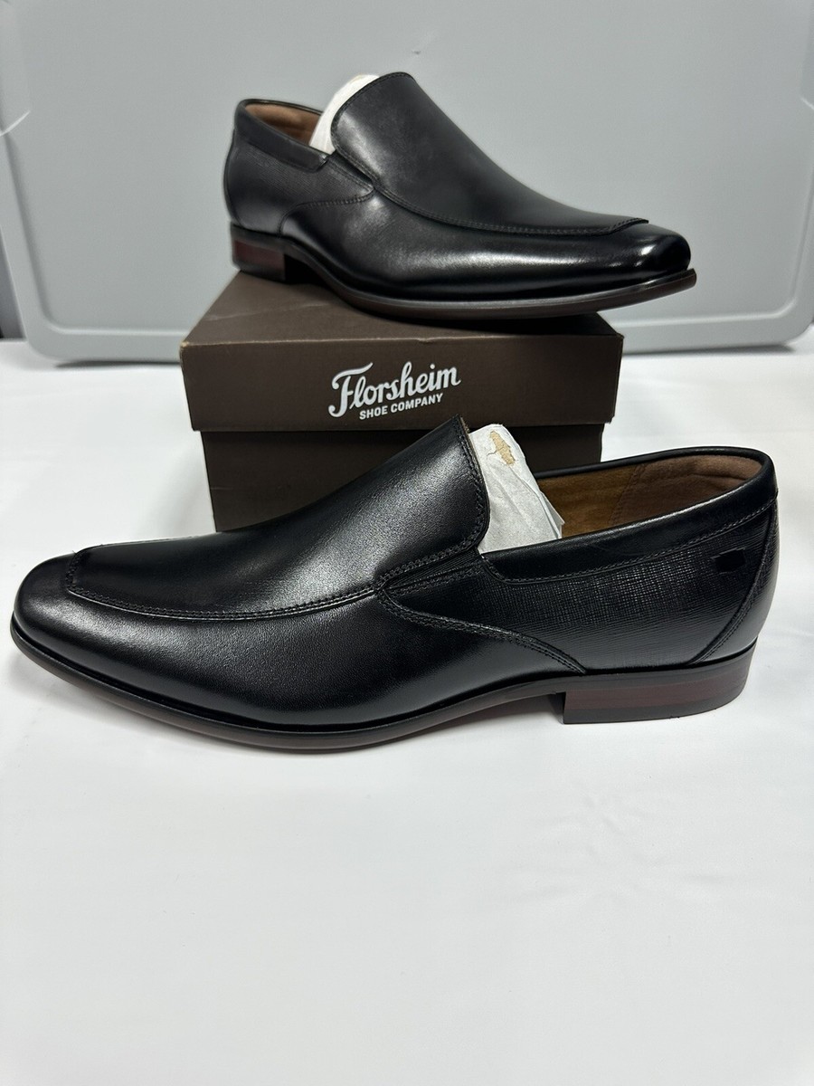 New Florsheim Kierland Moc Toe Venetian Loafers - Black 11928-001