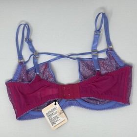 Agent Provocateur Darya Pink Blue Bra 32D NWT