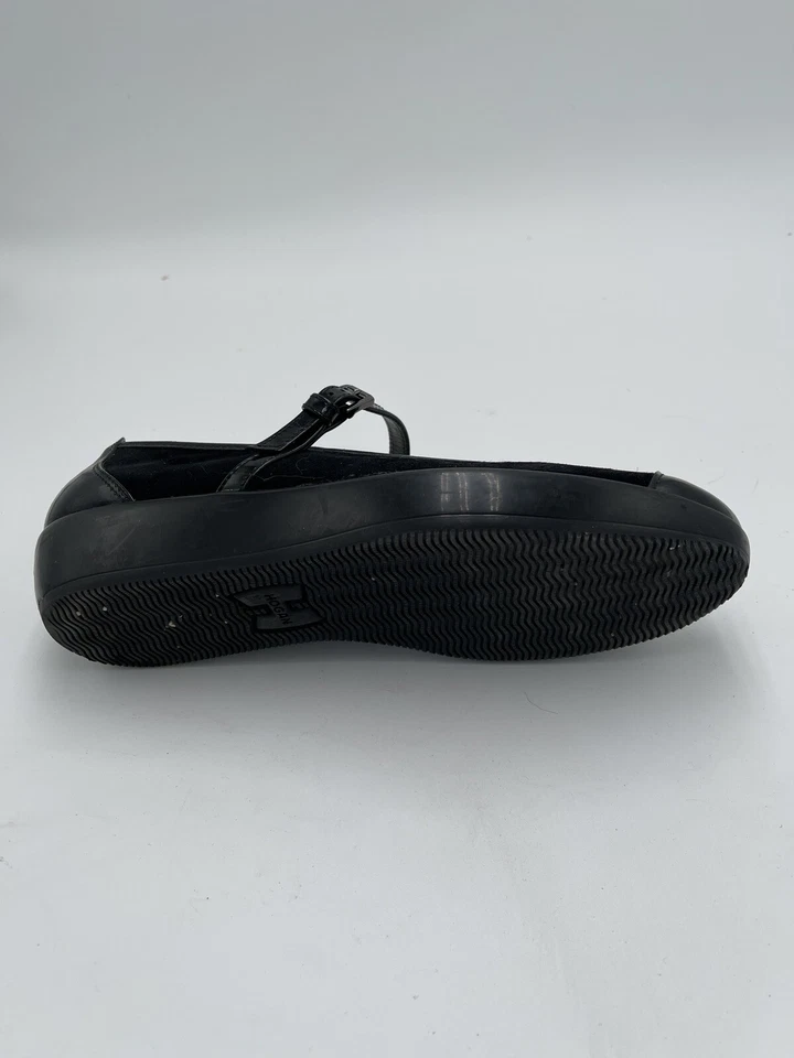 Zapato Hogan Italia Mocasín Plano Correa Gamuza Charol Plataforma 38EU 8US Foto 4 de 4