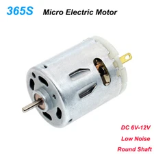 Micro Electric Motor DC 6V-12V Carbon Brush High Torque Reversible High Speed