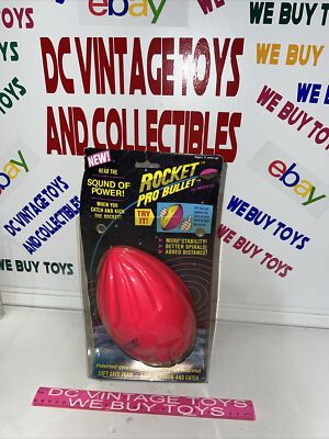 New Vintage Marvlee Rocket Pro Bullet Foam Football Orange / Pink  