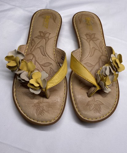 born yellow sandals