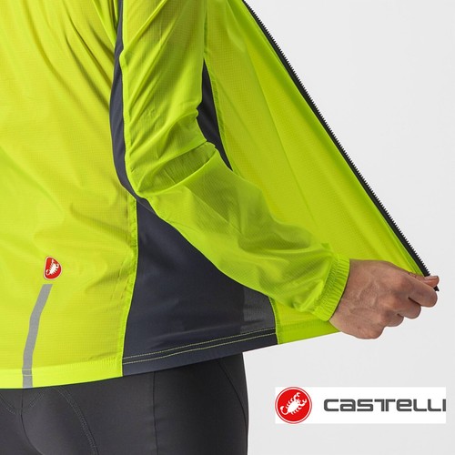 Castelli SQUADRA Women's Cycling Biking Packable Windproof Jacket Medium New - Picture 4 of 7
