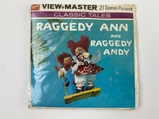 Raggedy Ann and Raggedy Andy Classic Tales View-Master Gaf B406, 3 Reels, Sealed