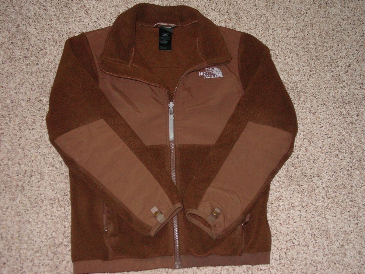 The North Face AQGG Brown Denali Full Zip Youth Jacket Size M (10