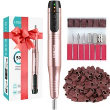  Stylo Vernis À Ongles Kit D'ongles Pour Hommes Embouts De Lime Électrique