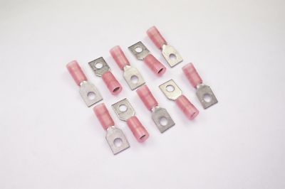 Lot of 10 MS17143-10 ETC Rectangular Tongue Terminal 22-18AWG .143'' Hole .277'' W