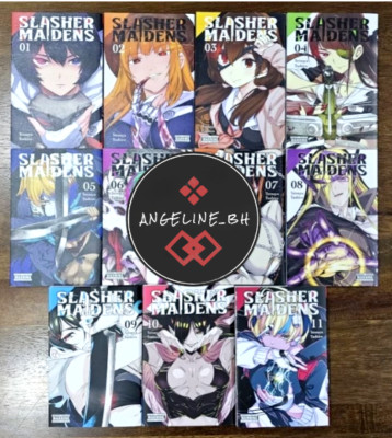 Slasher Maidens Manga Vol 1-11 English Full Set by Tetsuya Tashiro DHL EXPRESS