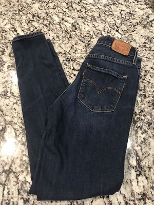 Levi s Women s 721 High Rise Skinny Distressed Denim Ankle Jeans 26 x 30