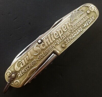 Vintage Carl Schlieper Folding Pocket Knife Steel SOLINGEN Vintage Carl Schlieper Folding Pocket Knife Steel SOLINGEN