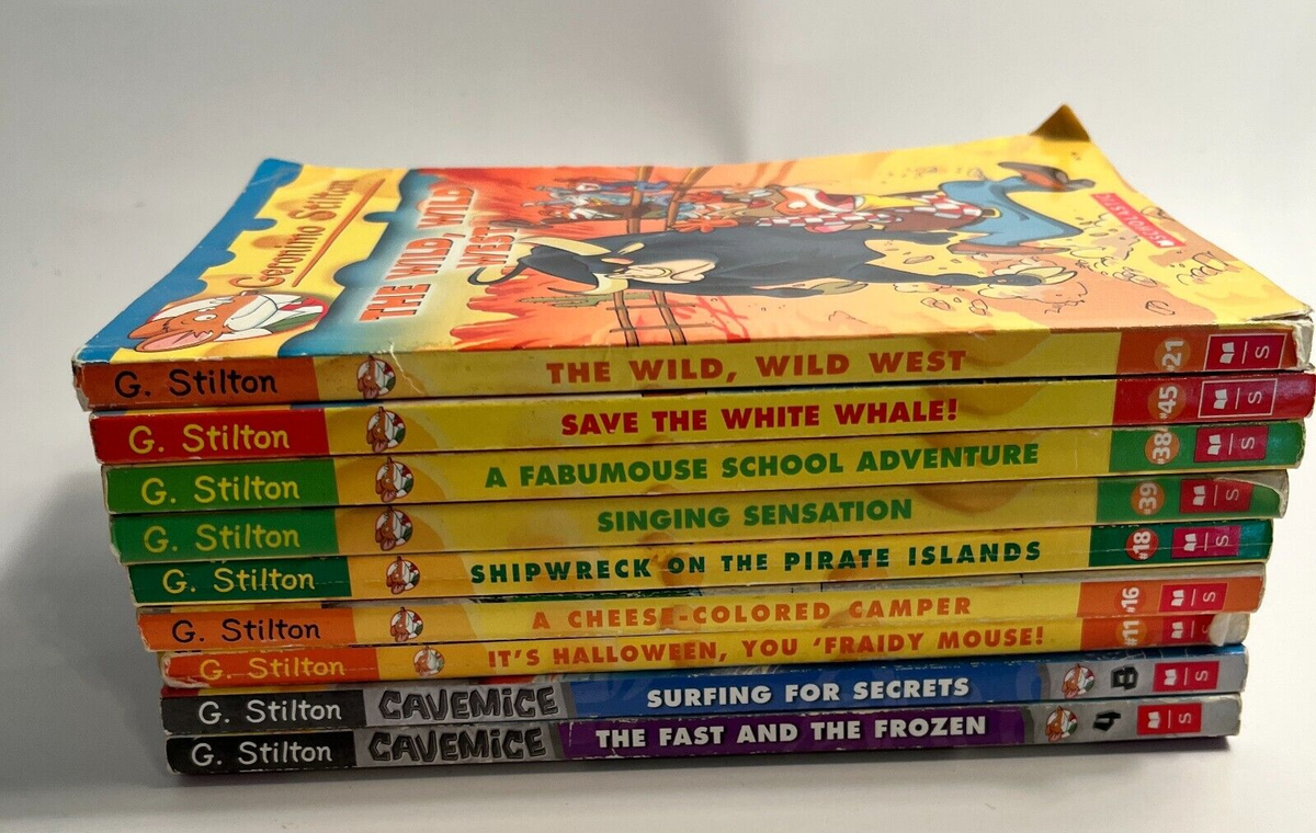 9 Geronimo Stilton books lot- trade paperback | eBay
