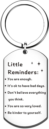 Little Reminders Keyring Inspiration Keyring Motivational Mental Health Keyring - Picture 8 of 12