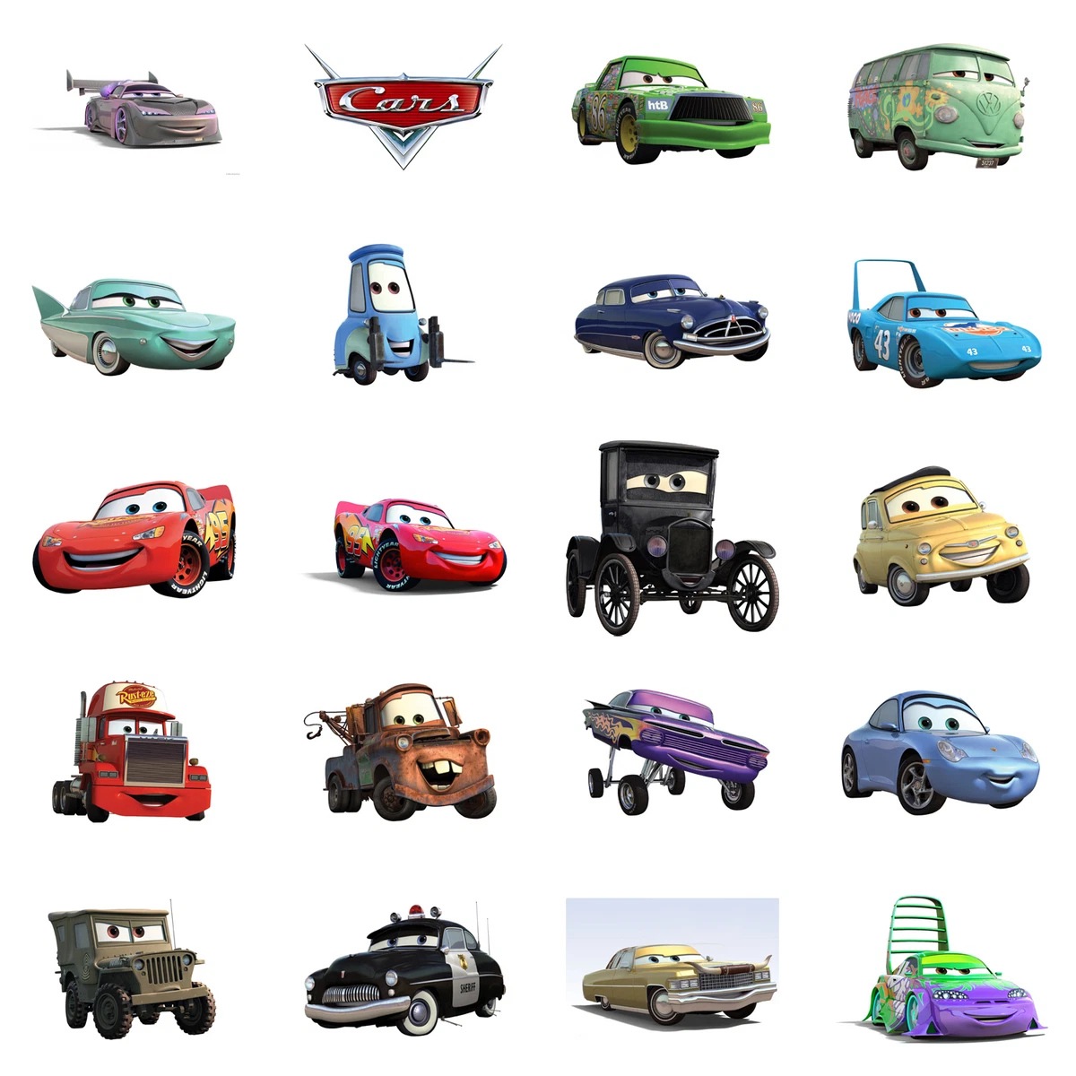 Personnages Disney Cars  Disney cars birthday, Disney cars movie, Disney  cars