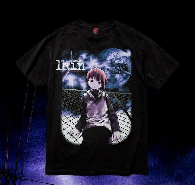 serial experiments lain Geeks Rule 12 Silkscreen Printing T-Shirt 