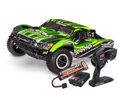 Traxxas Slash HD RTR grün Clipless mit Akku und USB-C Ladegerät TRX58234-8-GRN 