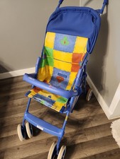 Vintage Graco Lite Rider Kinderwagen Mehrfarbig 319ME Mit Baldachin Klappbar...