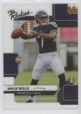 2022 Panini Clearly Donruss Clearly The Rookies Malik Willis #TR-3 1u6