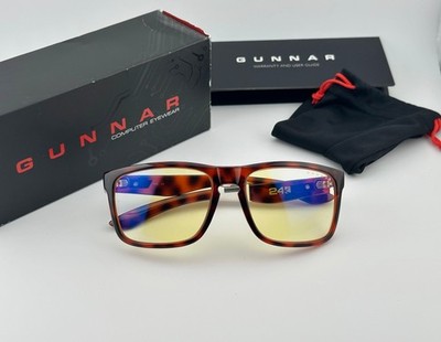 Gunnar Intercept INT-02301 * 24K Micron * Amber Gaming Glasses Tortoise NEW RARE