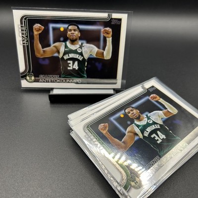 TWENTY-FOUR (24) 2025-26 Topps Base #54 Giannis Antetokounmpo Milwaukee Bucks