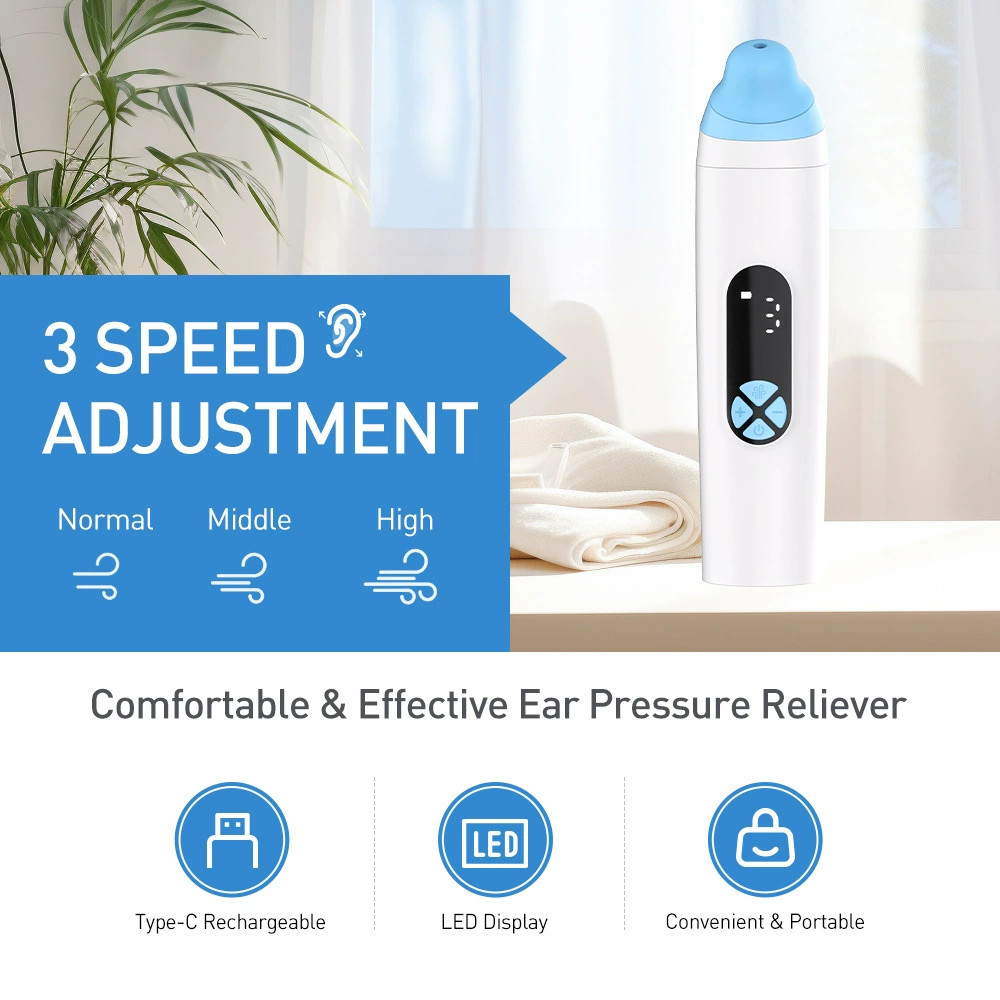 Electric Ear Pressure Relief Device Eustachian Tube Unblocker Balances Tinnitus