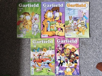 Garfield Comics Run #1-5 Kaboom Studios 2021 Bagged & Boarded