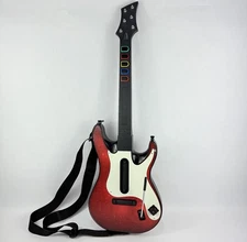 PlayStation Guitar Hero Band Hero PS2 PS3 Wireless Red NO DONGLE 95893.805 Clean