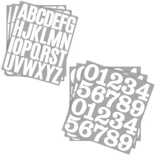 138 Pcs 2 Inch Mailbox Letters and Numbers for Outside, Self-Adhesive Vinyl 