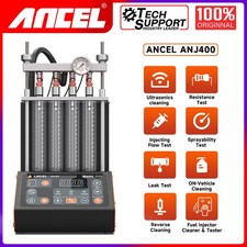ANCEL ANJ400 Ultrasonic Fuel Injector Tester Cleaner Injecting Flow Test Machine