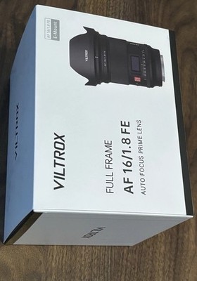 Viltrox AF 16mm F1.8 FE Vollformat Weitwinkel Autofokus Objektiv für Sony E-Mount