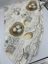 Envogue Tablecloth 70 100 Cotton Spring Summer Bird Nest Letter Stamp Paris