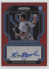 2022 Panini Prizm Rookie Auto Red Prizm 71/99 Anthony Bender #RA-AB Auto 16az