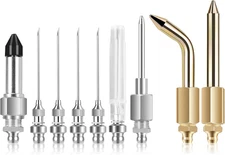 9PCS Grease Gun Accessory Kit, Grease Gun Needle Tip & Grease Needle Nozzle with