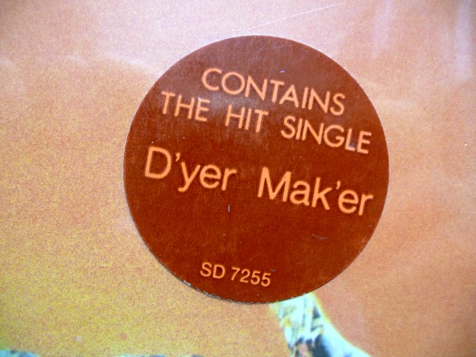 LED ZEPPELIN House of The Holy SEALED USA Press LP with 2 Hype Stickers SD-7255 - Image 2 of 4