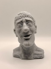 The Head - Plastic Faux Marble Art 'Bust' Attack - Nostalgia Gift 10CM Tall Prop