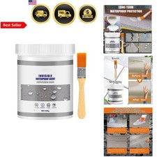 Waterproof Sealant Clear Gel Indoor Outdoor Roof Wall Crack Repair 10.5oz