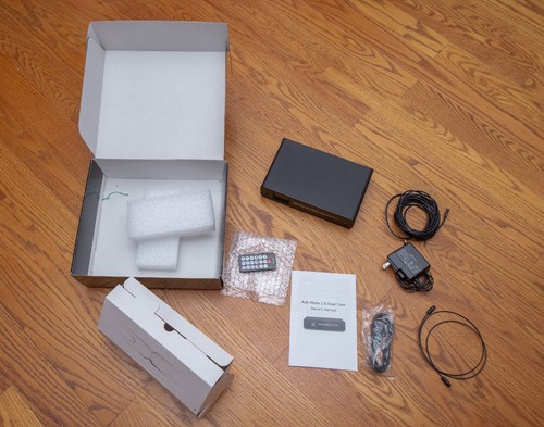 DSPeaker Anti-Mode 2.0 Dual Core DSP DAC W/Box, Microphone, Power Supply, Remote
