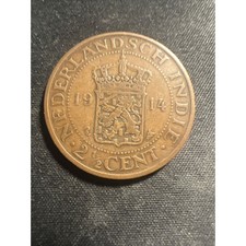 1914 Netherlands East Indies 2 1/2 Cents Z887