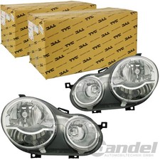 2x TYC H1 H7 SCHEINWERFER MIT LWR+MOTOR LINKS+RECHTS für VW POLO 9N IV 2001-2005