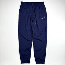 Sergio Tacchini Windbreaker Track Pants Mens L Navy Blue Mesh Lined Bottoms