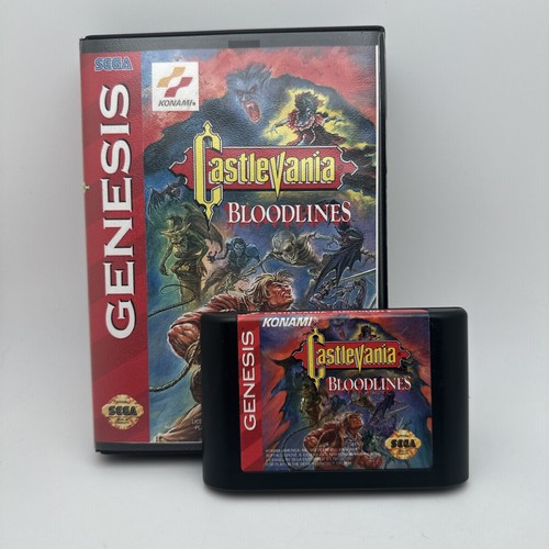 Castlevania: Bloodlines Sega Genesis 1994 Cartridge Only Tested