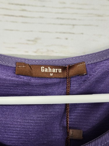 Gaharu Damen Größe M Kurzarm Bluse Lagenlook Alltagskleidung - Bild 8 von 10