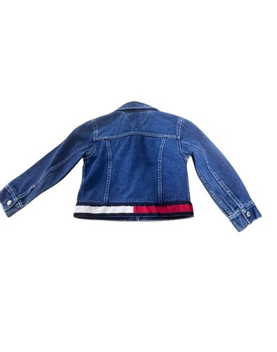 Tommy Hilfiger 5/6 Kids Denim Jean Jacket Unisex - Picture 3 of 7