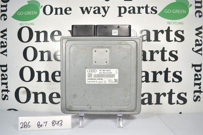 4F1907559E Audi A6 V6 07-08 Engine Control Unit ECU ECM PCM Module 2B6 843 B7