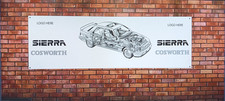 classic car banners ford SIERRA COSWORTH SENT TRACKED