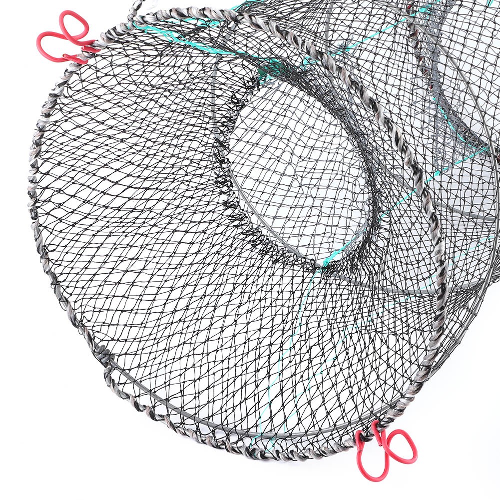 2PCS Collapsible Cast Net Fishing Net Lobster Shrimp Crab Trap Portable Fol BAJ