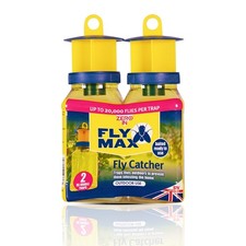 Fly Trap Read Baited Disposable Insect Catcher Attracts Flies Bait Twin Pack