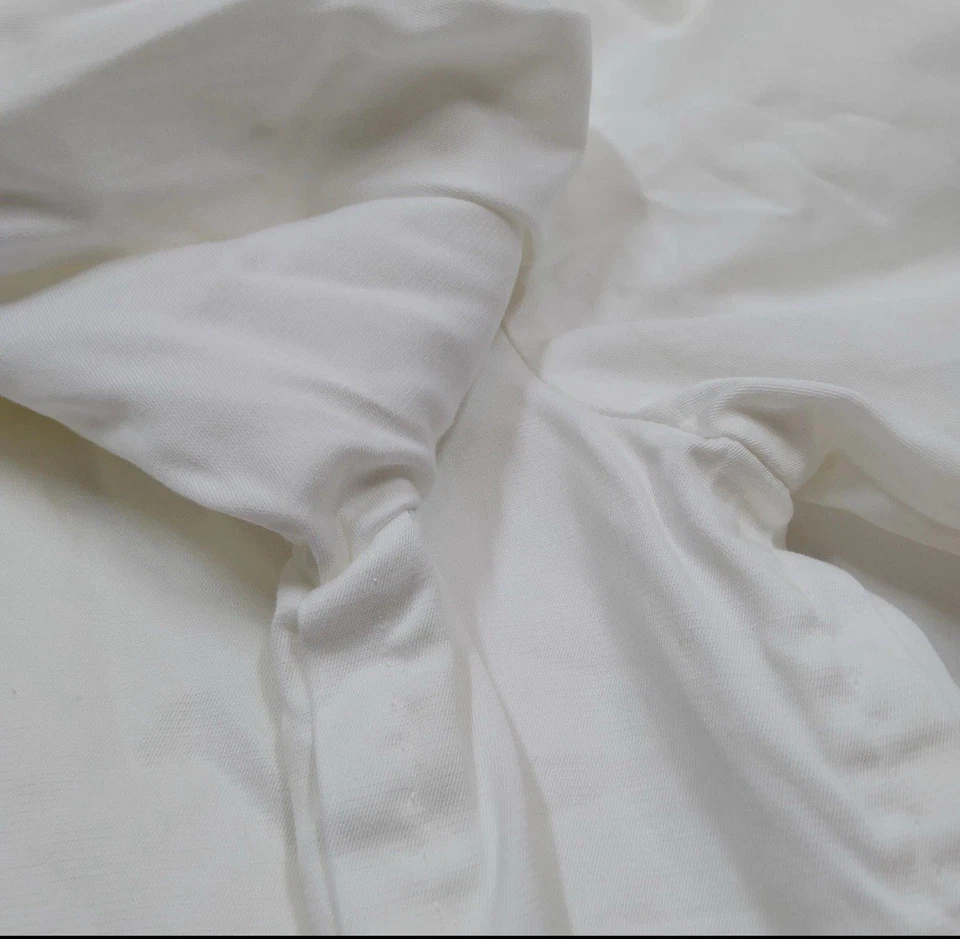 Подлинный Louis Vuitton короткий рукав белая женская блузка EUR 34 США маленький миниатюрный - Изображение 2 из 4