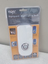 Eiger Nightguard Light/Torch Rechargeable Plug In ERT410PU-BL Brand New