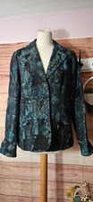 Beautiful Unique Oscar B patterned Womens Blazer Jacket Size 14