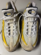 NIKE AIR MAX 95 SNEAKERS WHITE YELLOW/BLACK S...